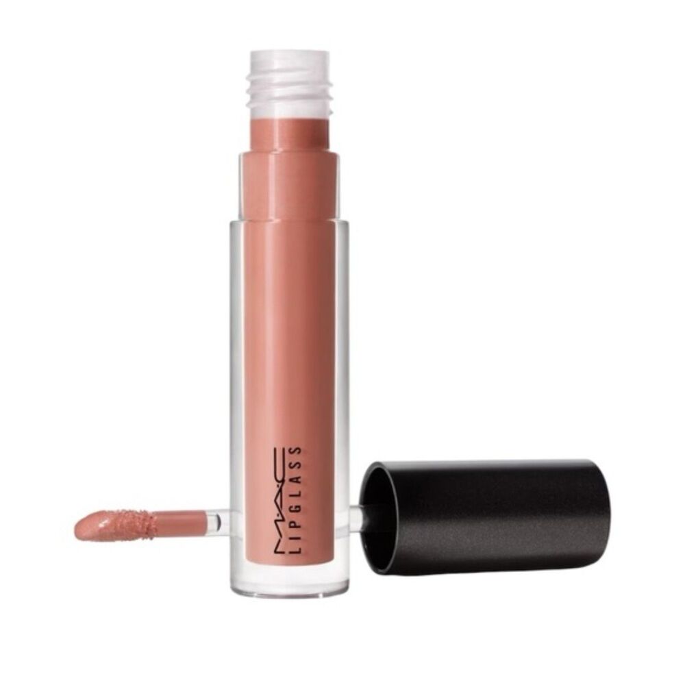 Mac Lipglass High shine Lip Glass Spite Muted Plum Taupe Brown NEW 3.1ml .10floz